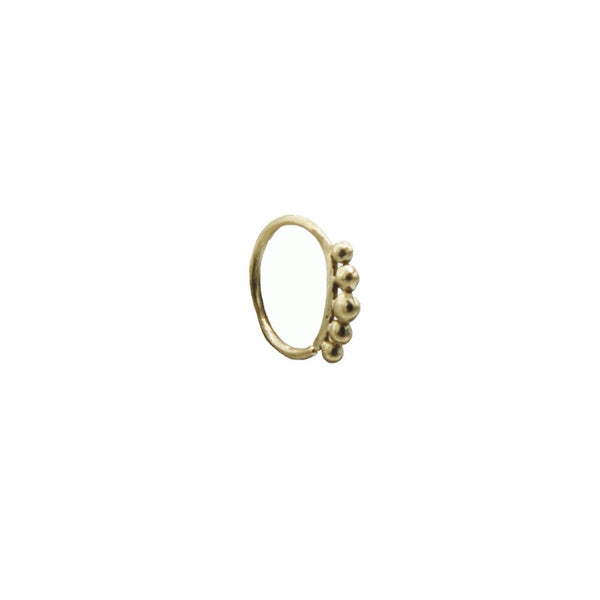 Twist earring 5 drops