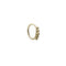 Twist earring 5 drops