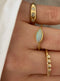 Ring with opal