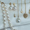 Pearl and tourmaline necklace