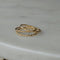 Fine twisted ring