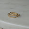 Fine frosted ring