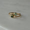 Tourmaline and diamond ring
