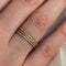 Fine twisted ring