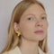 Blossom earrings gold