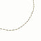 Gold necklace with moonstone beads