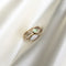 Ring with round opal
