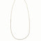 Gold necklace with pearls