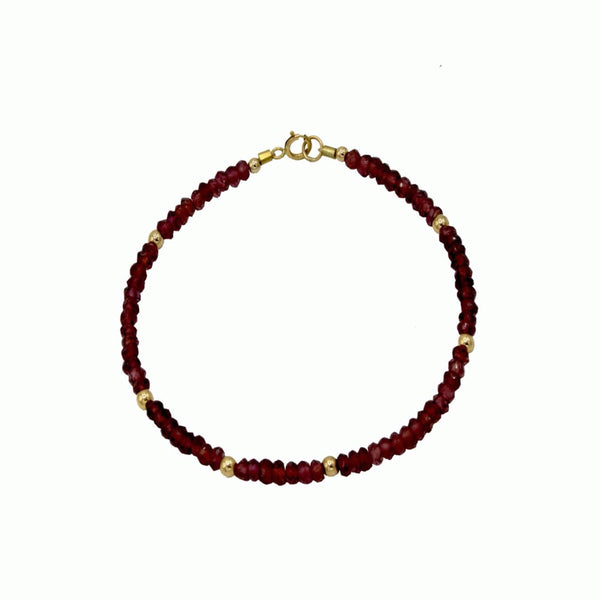 Garnet bracelet