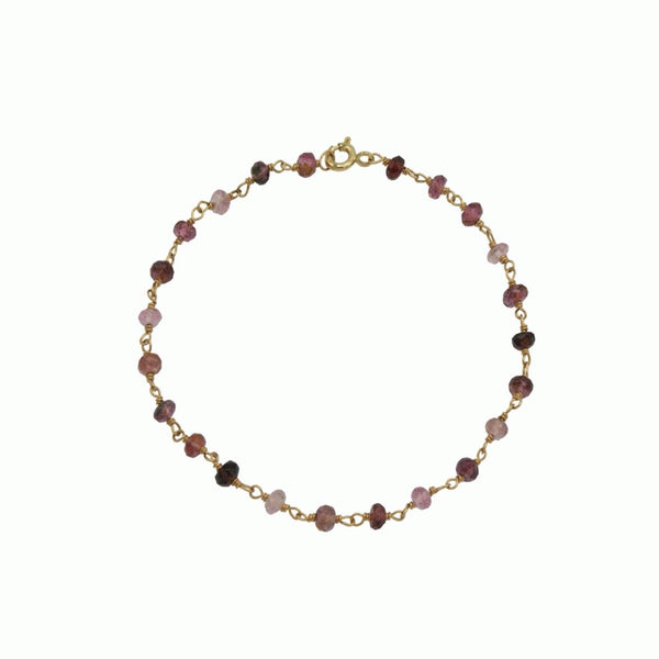 Pink Tourmaline bracelet