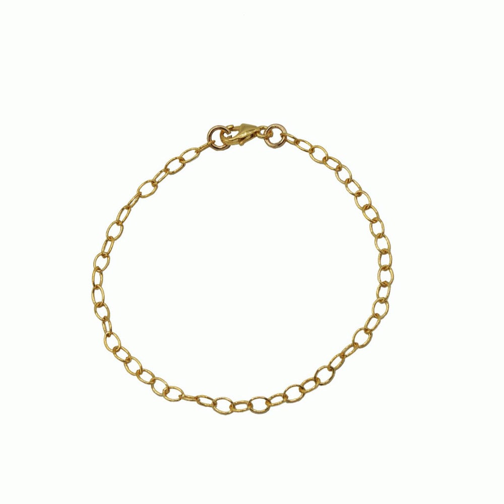 Gold chain bracelet