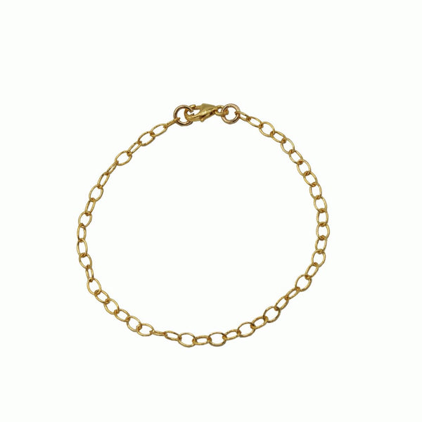 Gold chain bracelet