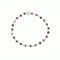 Pink tourmaline and silver bracelet