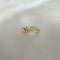 Earring with gold details