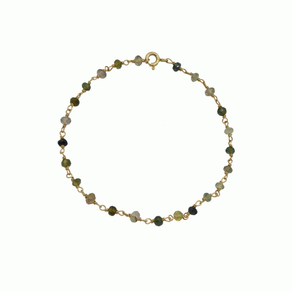 Green Tourmaline bracelet